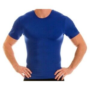 I.S Pro USA Insta Slim Activewear Compression Short Sleeve Crew Neck Shirt Sz: L